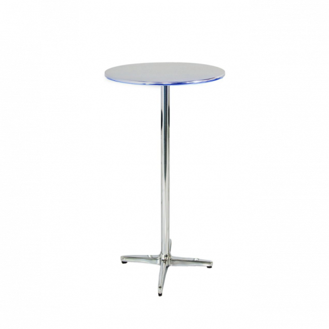 Mesa bistrô alta inox